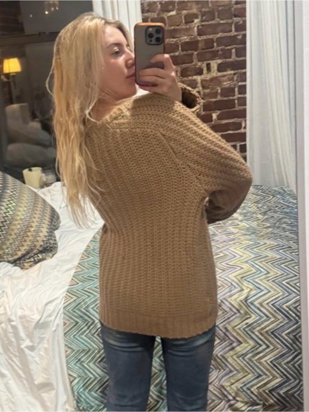 Vince Camel Ribbed Crewneck Sweater - Picture 2 of 5